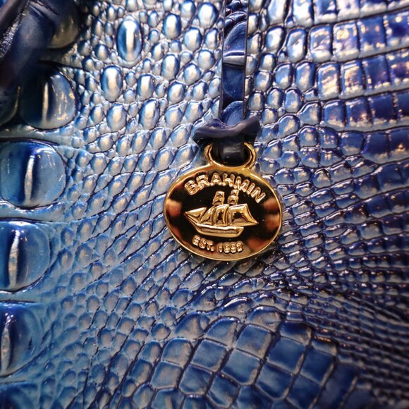 Brahmin Coastal Large Duxbury Satchel with shoulder strap - Picture 12 of 15